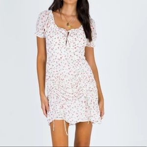 Princess Polly Ruched Front Floral Mini Dress